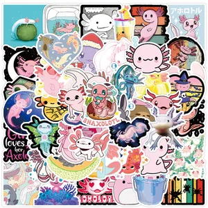 103050pcs cute animal axolotl graffiti stickers cartoon decals kids toy diy diary suitcase scrapbook phone laptop car sticker free global shipping