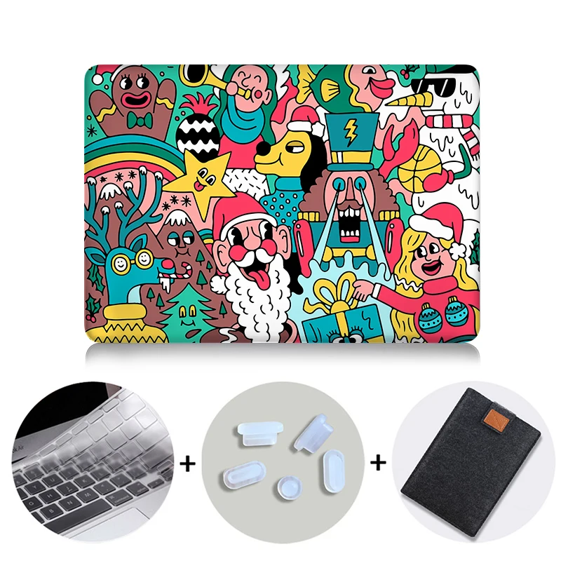 MTT чехол для ноутбука Apple Macbook Air Pro retina 11 12 13 15 дюймов с сенсорной панелью Жесткий Чехол сумка для ноутбука A1706 A1466 A1532 - Цвет: MB01