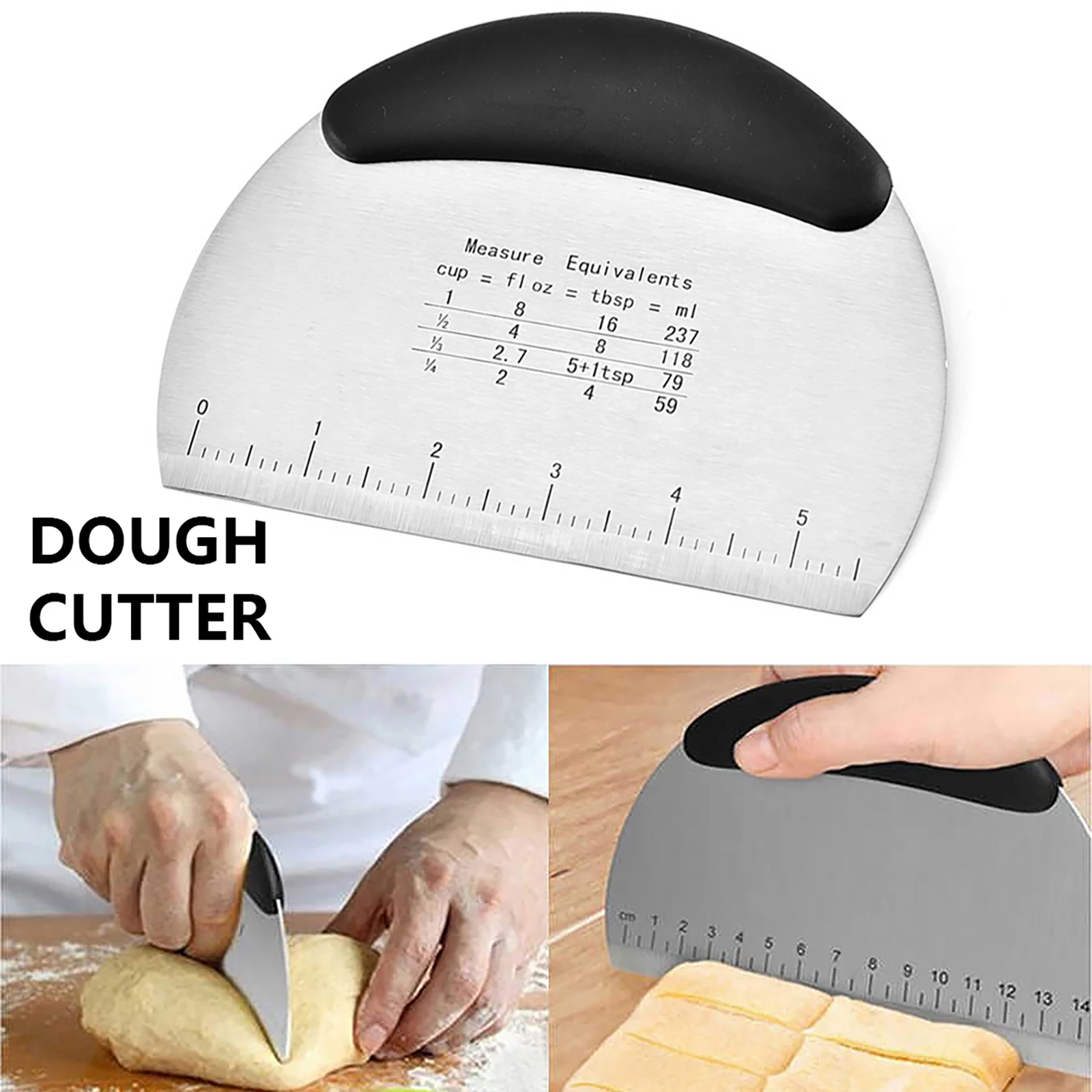 Миксер для теста скамья измельчитель Нержавеющая сталь выпечки пиццы резак