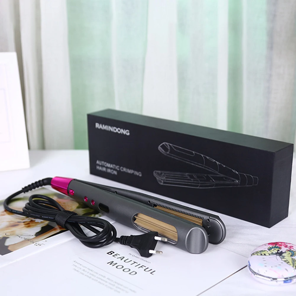 

Professional Corn Perm Hair Curler Electric Curling Iron Corn Perm Splint Flat Iron Wave Board Ceramic Digital Styling Tools