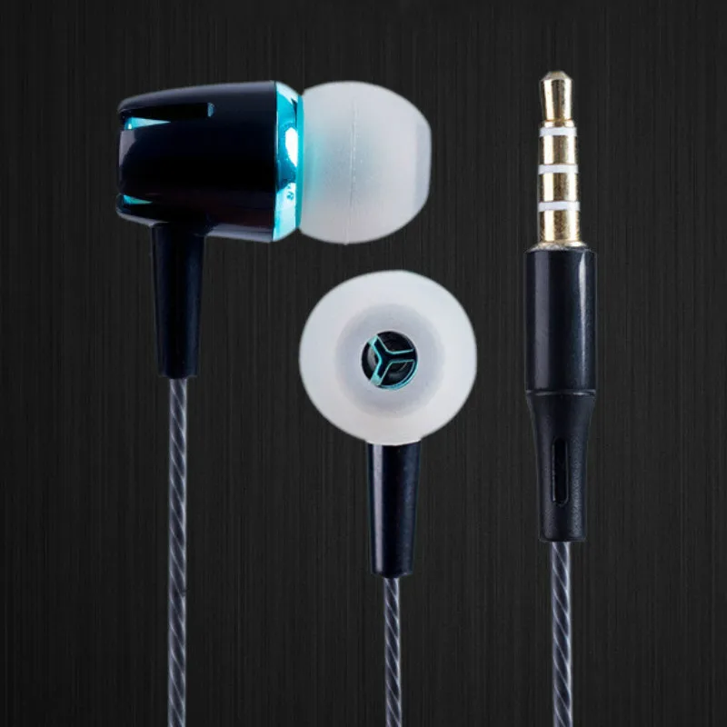 Новые наушники вкладыши типа линии проводные с микрофоном шумоподавление