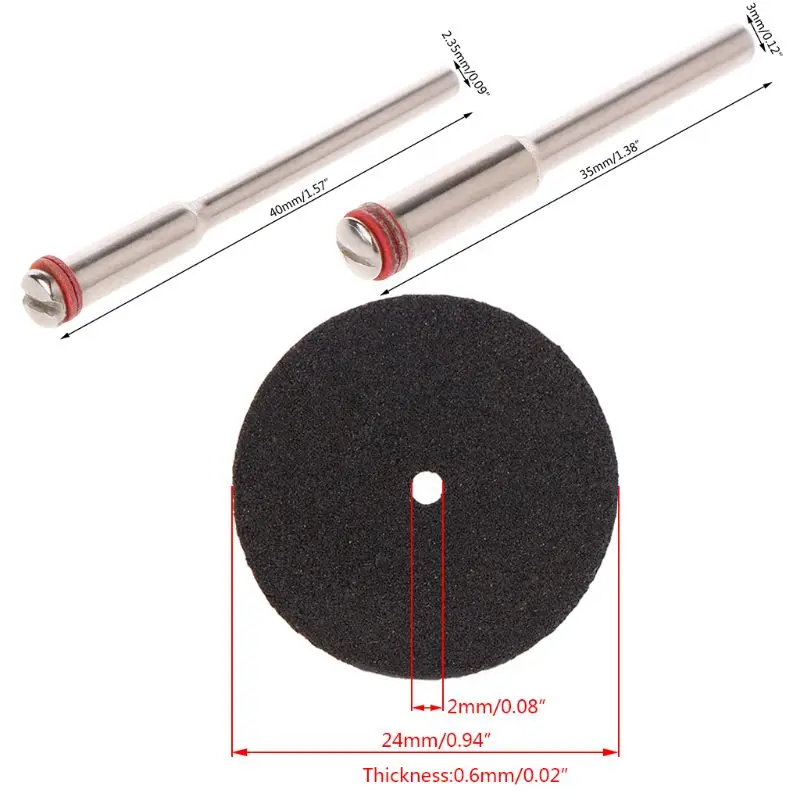 

36pcs 24mm Abrasive Disc Cutting Discs Reinforced Cut Off Grinding Wheels Rotary Blade Cuttter Tools