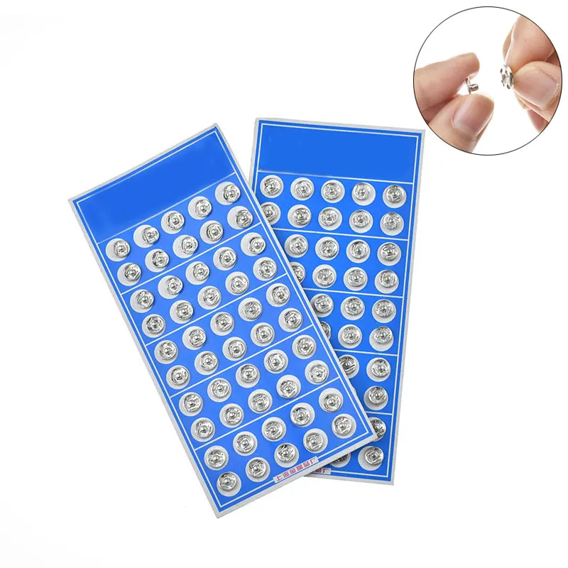 Швейные принадлежности из нержавеющей стали кнопки для скрапбукинга 50 шт./компл.