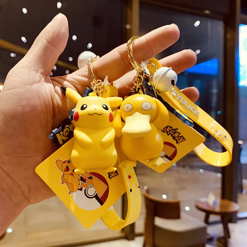 Покемон Пикачу псик чармандер Сквиртл Милая мультяшная фигурка кукла брелок для
