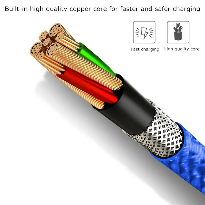 1m 2m 3A QC3.0 Магнитный зарядный кабель для быстрой зарядки Micro usb type C синхронизации