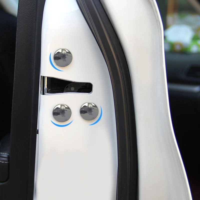 12 шт. Высококачественная Автомобильная Защитная крышка из нержавеющей стали для