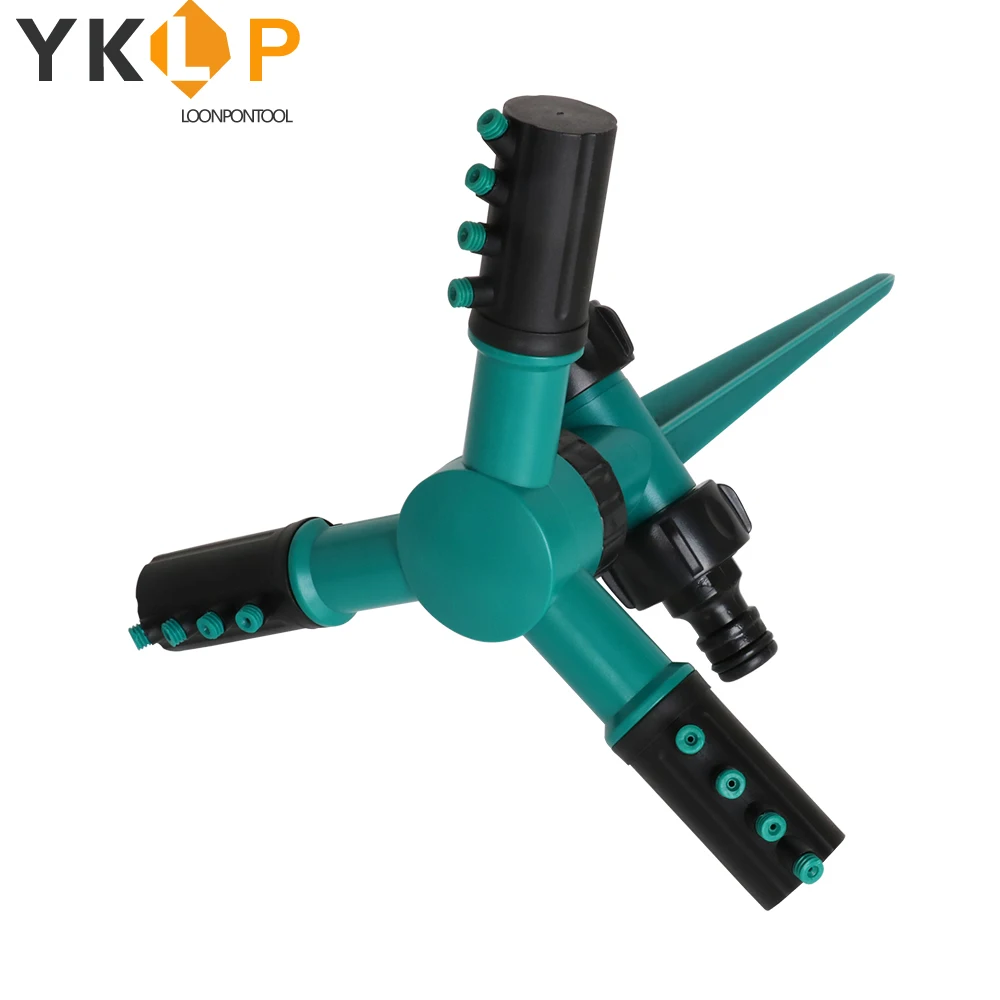 ABS пластик сад Разбрызгиватель 360 автоматический вращающийся газон