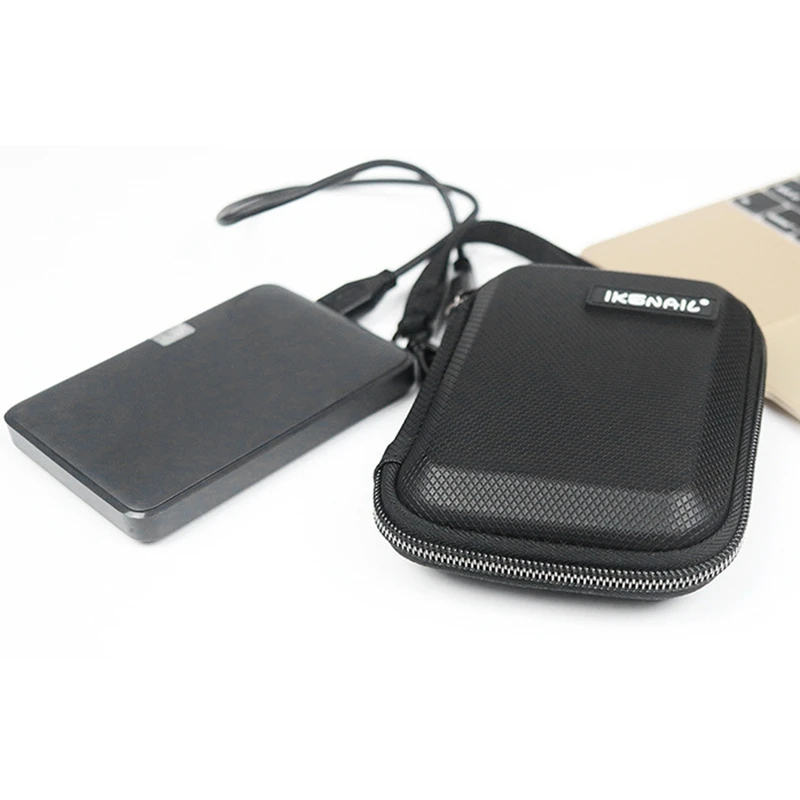 

IKSNAIL 2.5-Inch Mobile Hard Drive Protective Cover Mobile Hard Drive Shockproof Bag for Toshiba WD