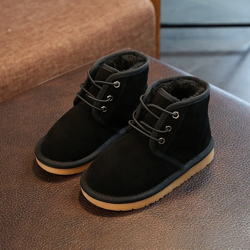 Г. Зимние ботинки для мальчиков chaussure, замшевые сапоги на плоской подошве, теплые школьные туфли из натуральной кожи очень мягкие и удобные на возраст от 1 до 9 лет