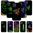 Силиконовый чехол Razer Snake для iPhone 11 12 8 Plus Mini Pro X XR XS Max 4 5 7 6 6S 8 SE