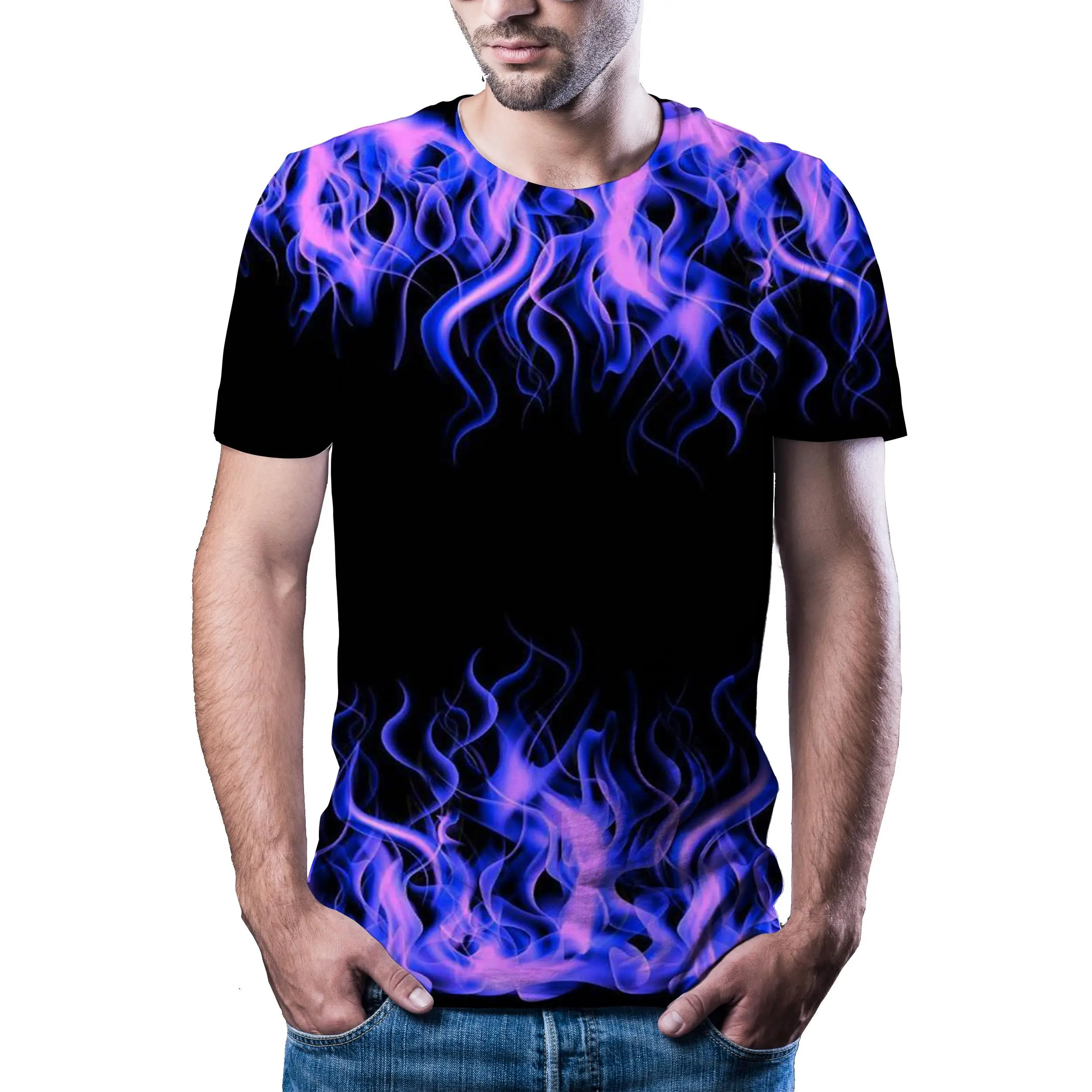 2020 new mens hot brand mens casual animal 3d printing t shirt 3d natural fun t shirt mens clothes t shirt summer asian size free global shipping