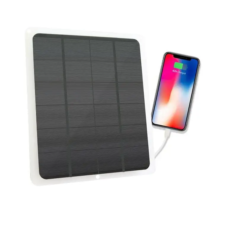 

20W 5V Solar Panel Waterproof USB Monocrystalline Solar Panel Outdoor Charger solar cells cell module for Camping Emergency