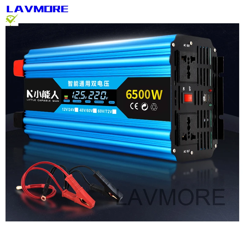 

Pure Sine Wave Inverter DC 12v/24v To AC 110V/220V 3000W 4500W 6000W 8000W Voltage Transformer Power Converter Solar Inverter