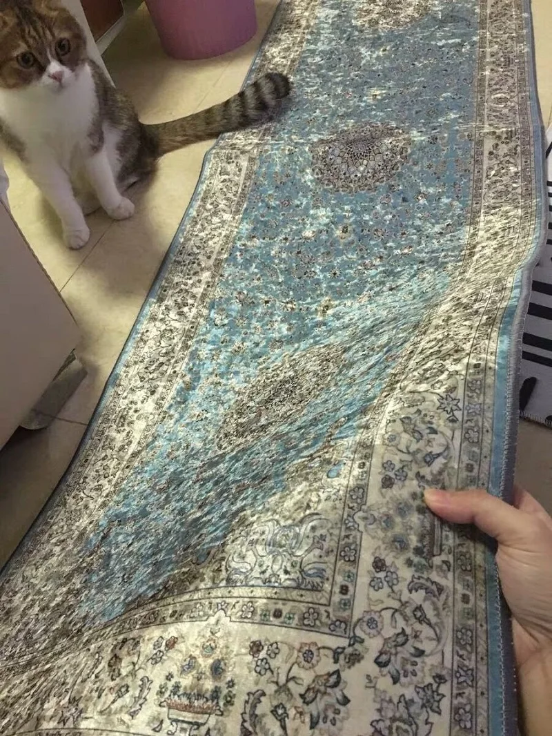 Длинный коврик для ванной напольный домашний уютный абсорбирующий спальни