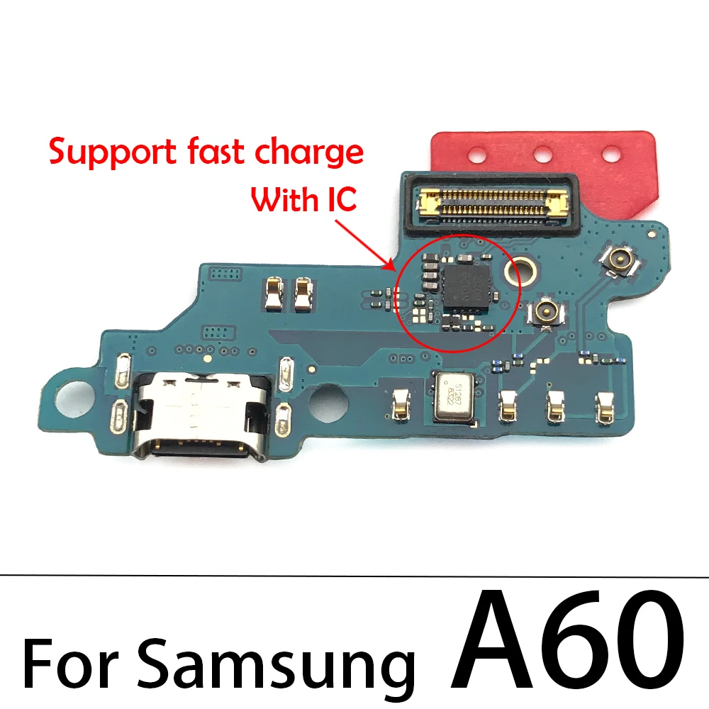 10 шт. детали платы разъема для зарядки Samsung Galaxy A10 A12 A20 A30 A40 A50 A60 A70 A10S A20S A21S A30S A50S