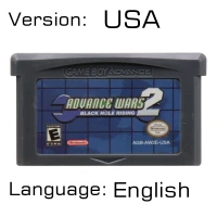 32 бит видеоигры картридж Консоли Карты для nintendo GBA Advance Wars - Цвет: Advance Wars 2 US