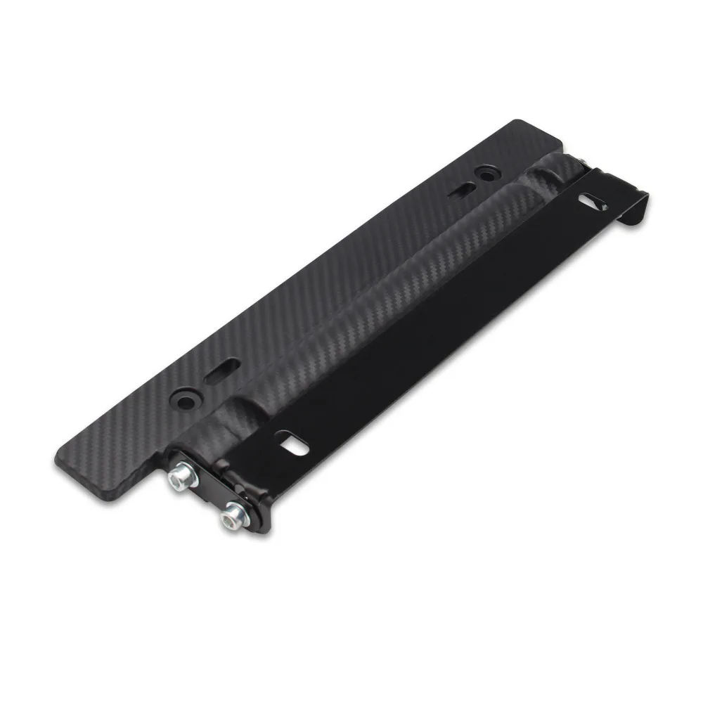 

New Hot Adjustable Carbon Fiber Car License Plate Frame Protective License Plate Cover for Nissan