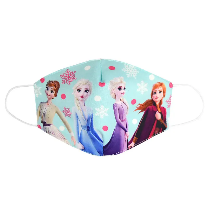 Disney Frozen Marvel Человек-паук детское лицо Maks 2 Эльза Анна Олаф хлопок Анти-пыль