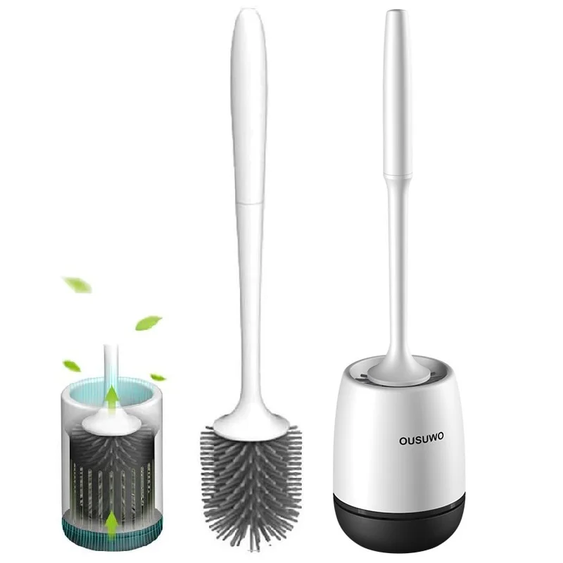 

Силиконовая щетка для унитаза, Набор щеток для унитаза, Щетка Для Чистки унитаза для туалета, набор аксессуаров для ванной комнаты, бытовой ...