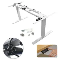 500mm Sit-Stand Height Adjustable Desk Frame Table Desk Frame Single Motor 180lb Load Office Study Use