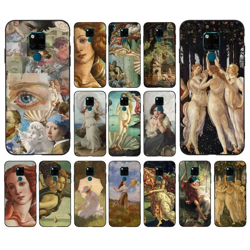 

Yinuoda Art Painting The Birth Of Venus Phone Case for Huawei Mate 20 10 9 40 30 lite pro X Nova 2 3i 7se