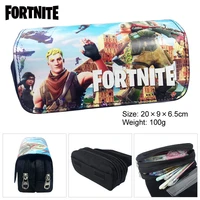 student pencilcase fortnite pencil case kids big capacity pencils bag stationery school supplies anime game toys for children