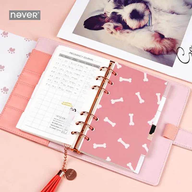 Дневники и журналы Never Corgi Dog A6 спиральный персональный дневник еженедельный