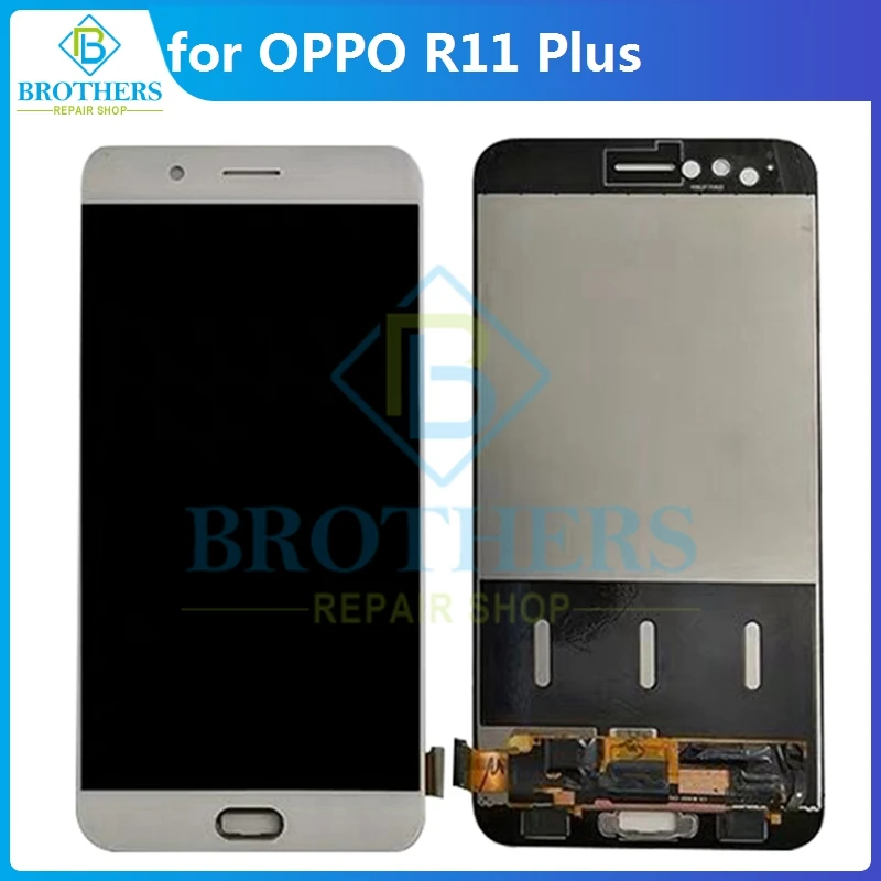 original for oppo r11 plus lcd screen lcd display for r11plus touch screen digitizer lcd assembly phone replacement tested top free global shipping