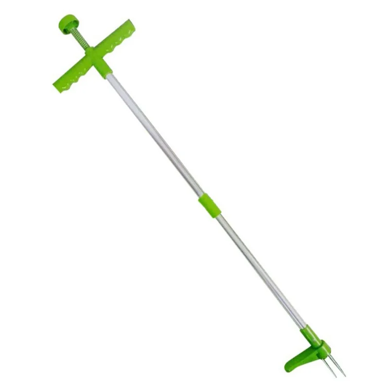 

50*22.5*5cm Weeder aluminum pipe root digger scarifier weeding tool for Garden Supplies