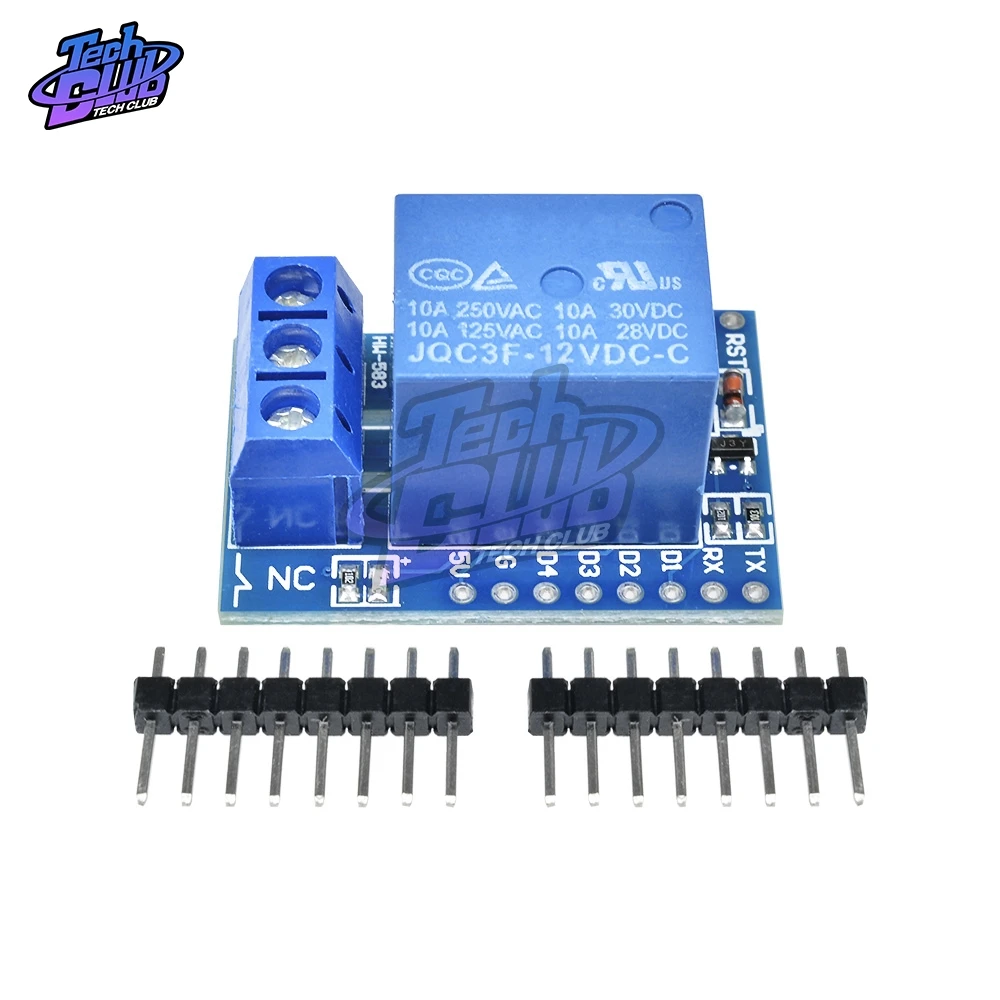 12 в пост. Тока одноканальный D1 Мини Релейный Щит релейный модуль ESP8266 макетная