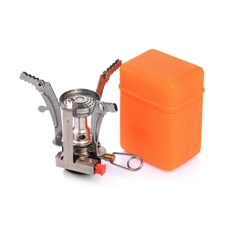 

Mini Camping Stoves Folding Burners Outdoor Gas Stove Portable Furnace Cooking Picnic BBQ Split Stoves Cooker