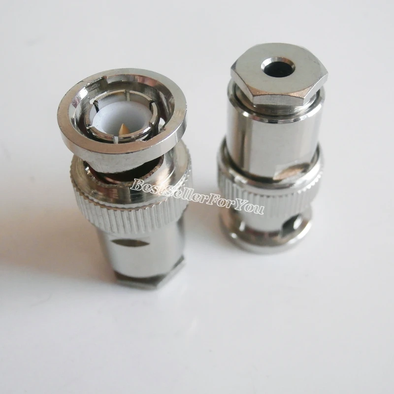 

10 шт./компл. BNC штекер зажим для RG316 RG174 RG179 LMR100 кабель ВЧ коаксиальный разъем