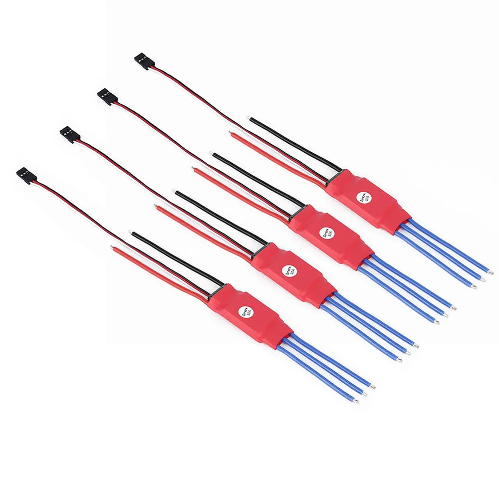 4 шт./партия бесщеточная прошивка ESC Simonk 30A с 5V 3A UBEC подходит для четырехосевого