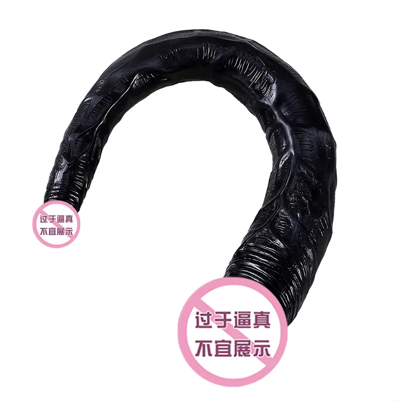 Очень длинный двойной большой реалистичный фаллоимитатор для лесбиянок