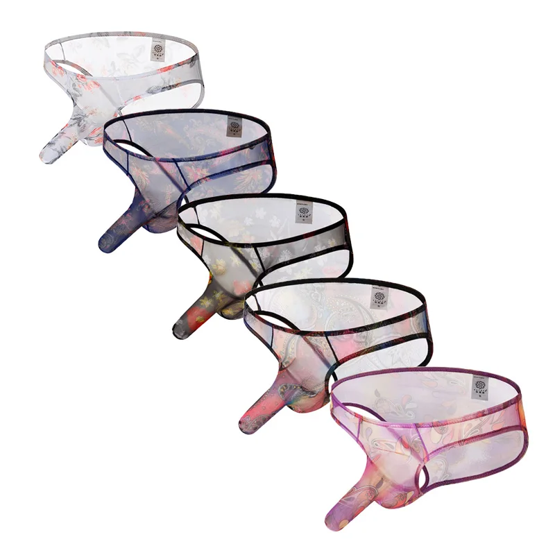 4 шт./лот сексуальное нижнее белье с изображением слона мешочком для пениса