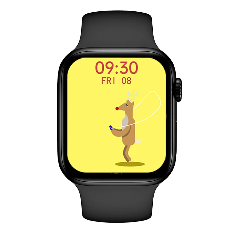 

Оригинальные Смарт-часы T55 + Серия 6 1,75 дюйма полный сенсорный экран для мужчин и женщин ЭКГ IP67 Водонепроницаемый пульсометр 44 мм Смарт-часы PK...