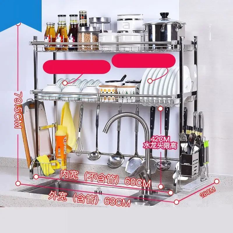 

Platos Dish Sponge Holder Keuken Cosas De Sink Stainless Steel Cocina Organizador Rack Cuisine Cozinha Kitchen Organizer