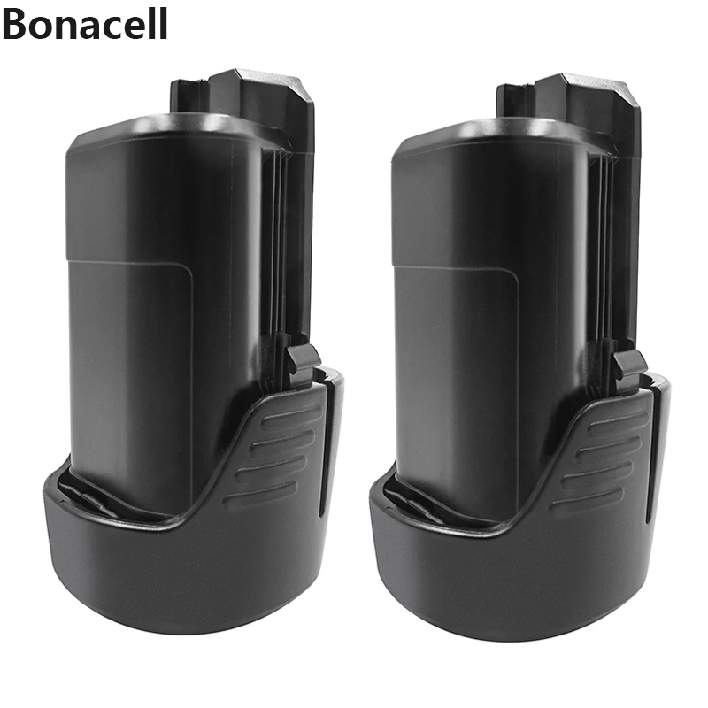 

Bonacell 2Packs Batteries for Bosch BAT411 Battery 12V 2.0Ah Lithium-Ion BAT411A BAT412 BAT412A BAT413 BAT413A