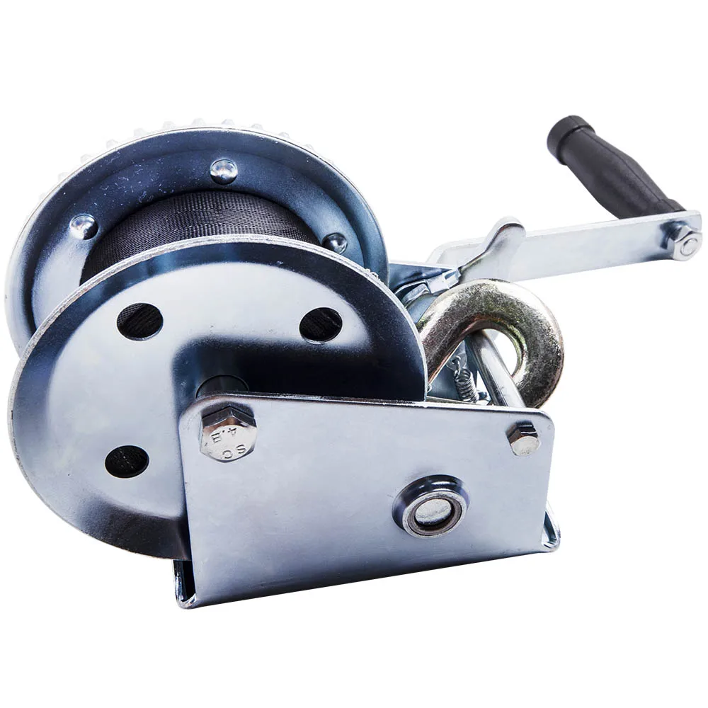 Ручная лебедка 1200 фунтов ручная с нейлоновым ремешком для тяжелых условий