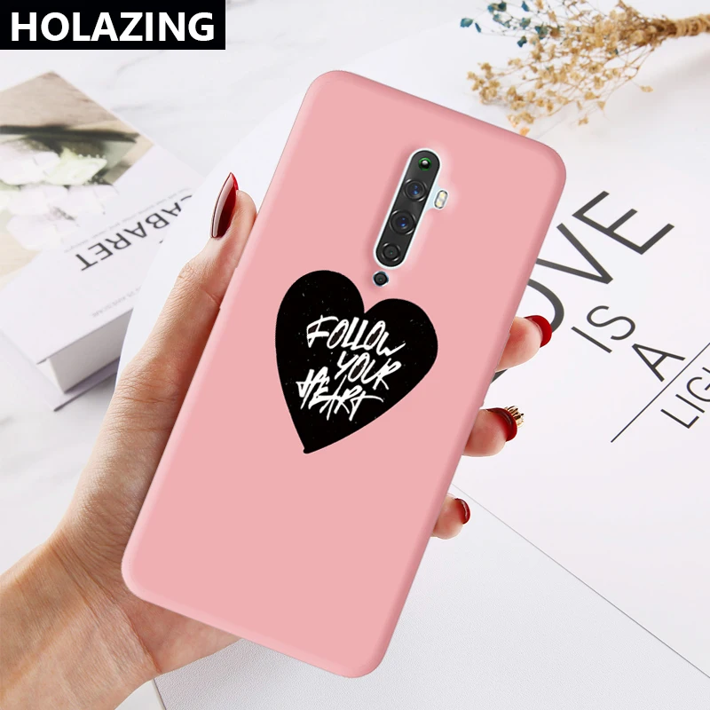 Силиконовый чехол для OPPO Reno2 Z F Reno 10x zoom R17 R15 R15X K5 K3 с надписью Следи за сердцем