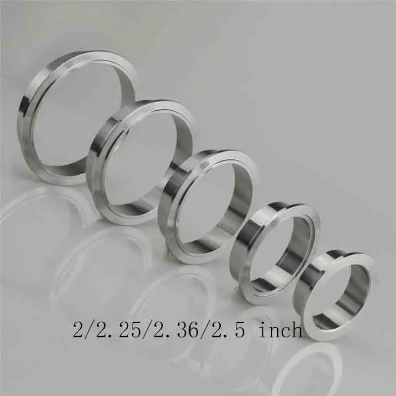 

Top Quality 2/2.25/2.36/2.5 inch Auto Stainless Steel V band Male Famale Flange Exhaust Flange 76mm