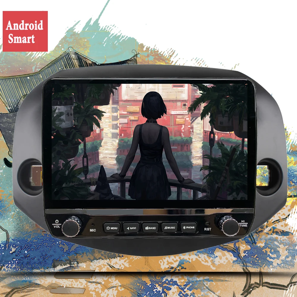 Автомобильные мультимедийные плееры для Toyota RAV4 Rav 4 2007 2008 2009 2010 2011 2012 с радио видео