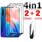 Защитное стекло 4 в 1 для Xiaomi Redmi Note 8 2021 8T Note8 Pro 8A 8Pro
