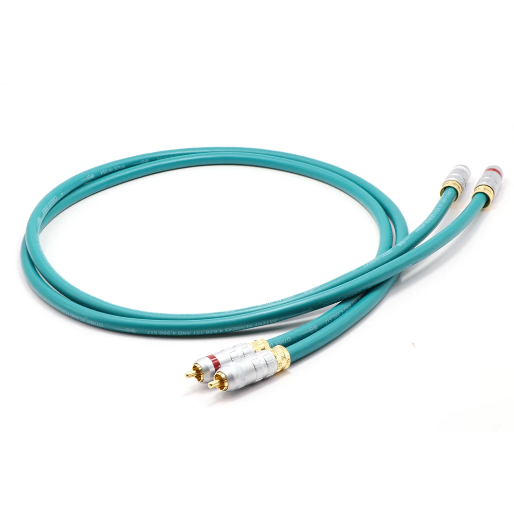 

Pair Cradas cross OCC Copper RCA Interconnect Cable Signal Lines, Audio Interconnect Wire