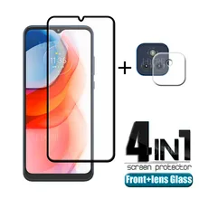 4-in-1 For Motoroal Moto G Play 2021 Glass For Moto G Play 2021 Tempered Glass Screen Protector For Moto G Play 2021 Lens Glass