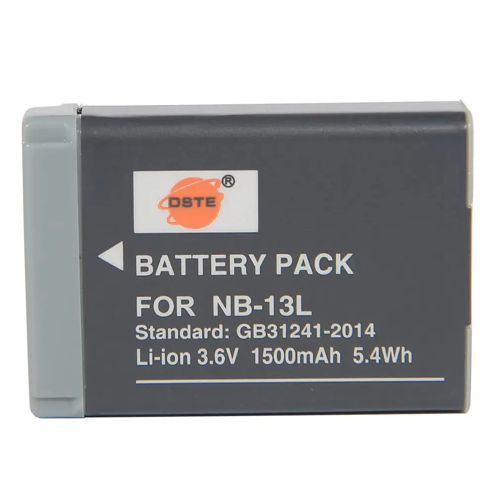 DSTE NB 13L запасная литий ионная батарея для Canon PowerShot G5X G7X G9X G7 X Mark II SX620 HS SX720 SX730 HS|battery