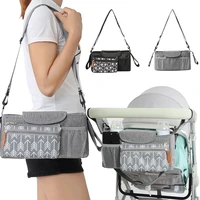 2021 baby stroller organizer stroller bag trolley bag large capacity travel stroller accessories baby car bag mommy shoulder bag
