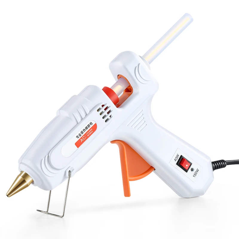 40 150 Вт медная насадка промышленного класса термоклеевой пистолет + 20 шт. клеевых