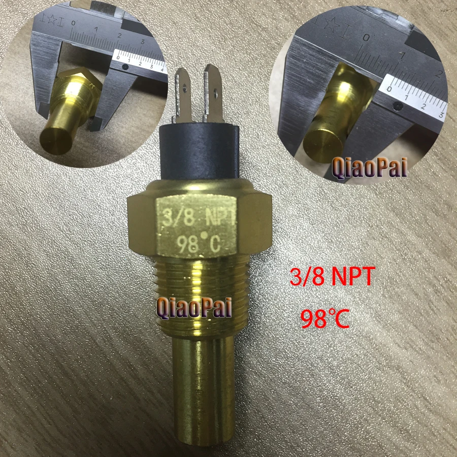 Датчик температуры воды 3 Вт 6 24 в 3/8NPT 1/2NPT M16 x1.5 M14 резьбовой датчик с сигнализацией