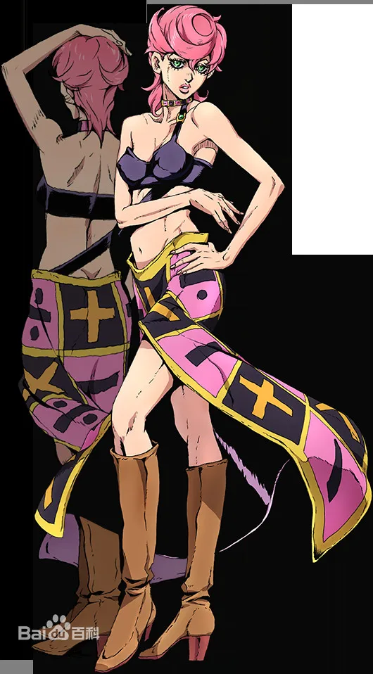 Аниме приключения Джоджо Косплэй парик Триш Una девушка специй JOJO Золотой ветер